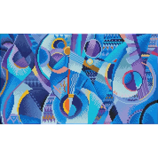 Diamond Dotz® Intermediate Blue Moods Diamond Art Painting Kit